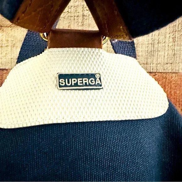Unisex Superga Navy Canvas Backpack main image 14